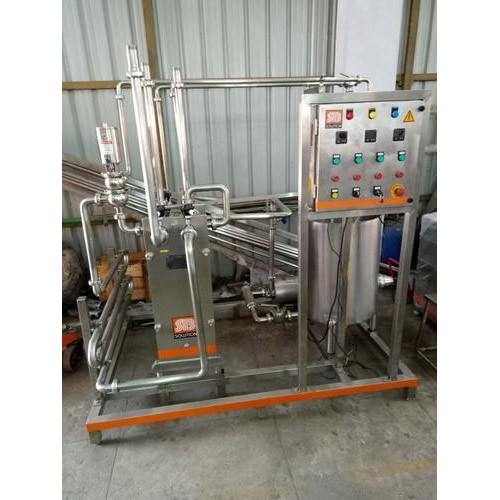 SB Solution Milk Pasteurizer Skid Mounted, Capacity: 300-5000 LPH