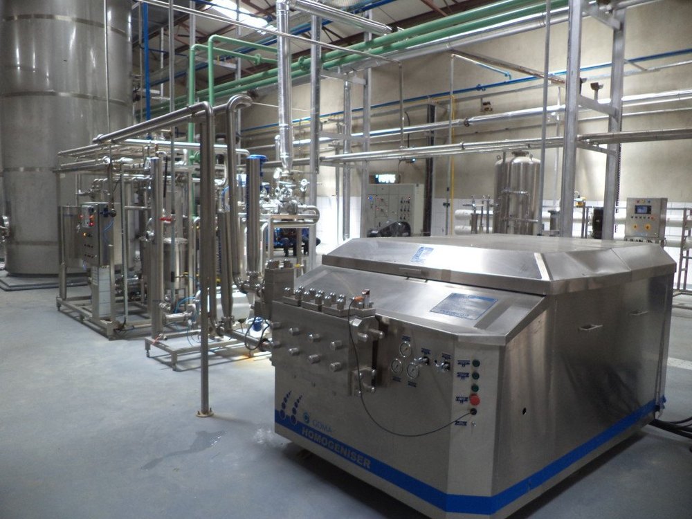 Stainless Steel Milk Processing Plants, Capacity: 500 litres/hr