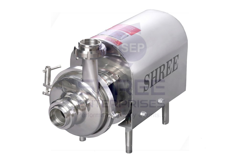 Stainless Steel Dairy Pumps, Capacity: 0.5 to 7.5 HP