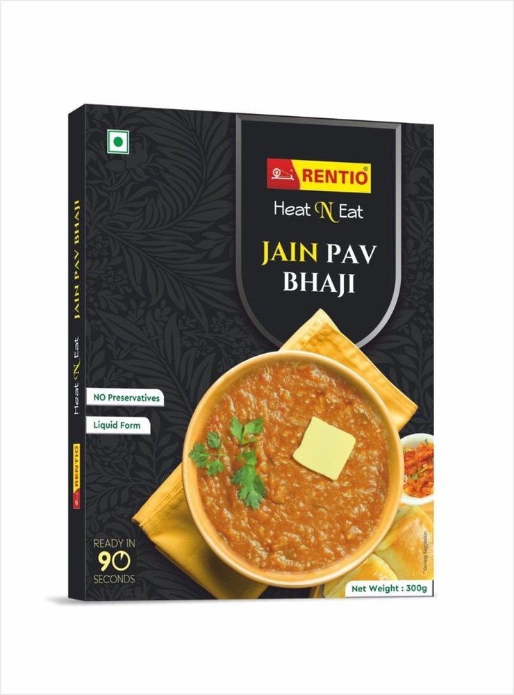 Vegetables Jain Pav Bhaji, Packaging Type: Box, Packaging Size: 300 Grams