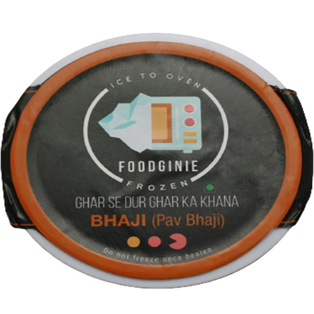 Foodginie Frozen Pav Bhaji, Packaging Type: Plastic Container