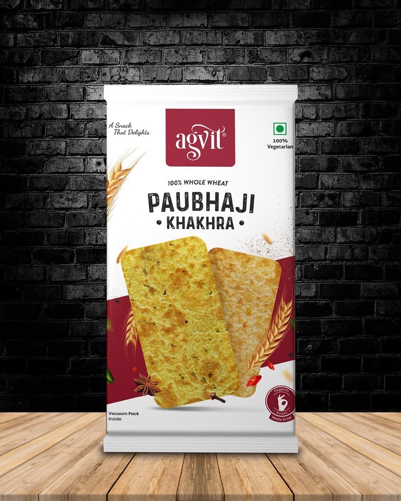 AGVIT Pan India Paubhaji Khakhra, Packaging Type: Vacuum Pack