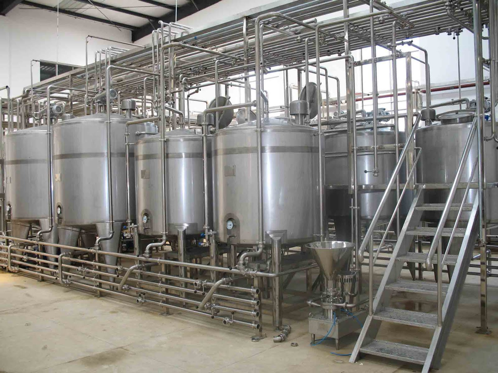 Stainless Steel Dairy Products Equipment, Capacity: 2500 litres/hr