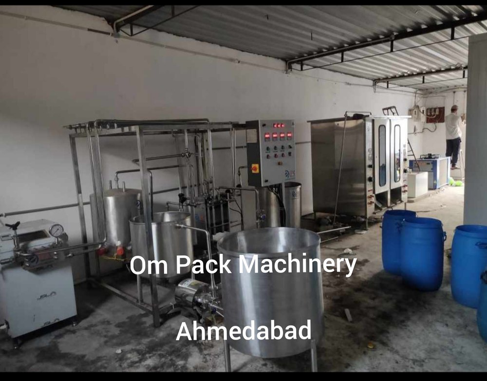 Online milk process plant.