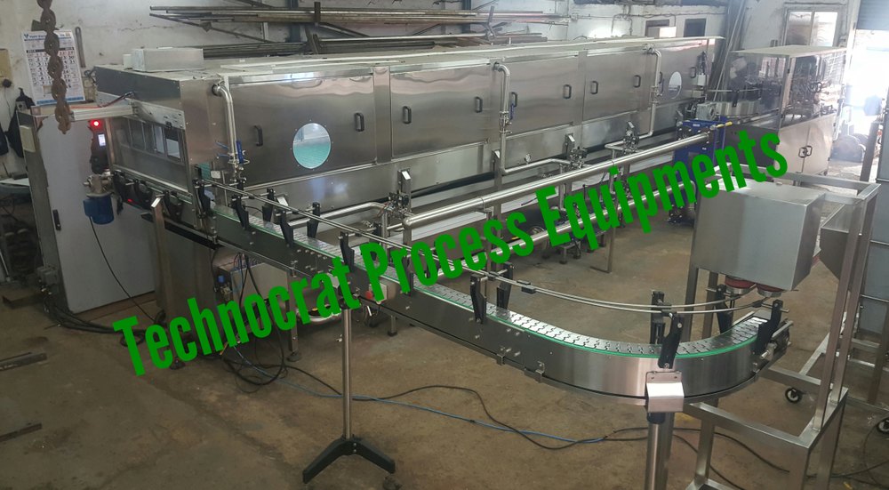 S.s. 304 Automatic Bottle Cooling Tunnel, 440 V, 2000 Kg