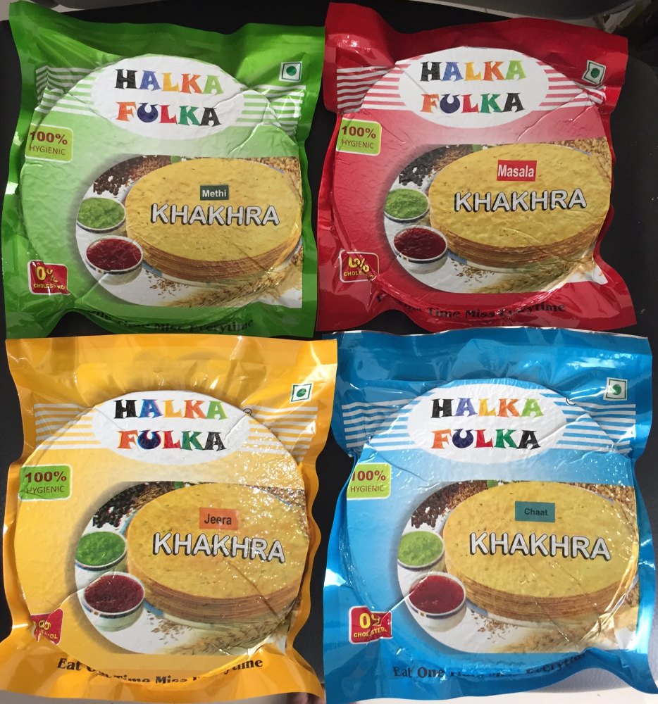 Halka Fulka Round Pani Puri Khakhra, 200 Gm / Master Cartoon 25 Kgs, Packaging Type: Vacuum Packaging Pouch, Box