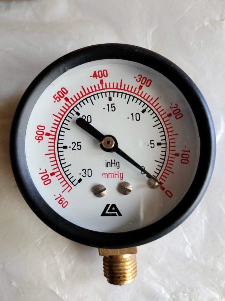 2.5 inch / 63 mm Vacuum Gauge, For Air Pump & Steam Condensers