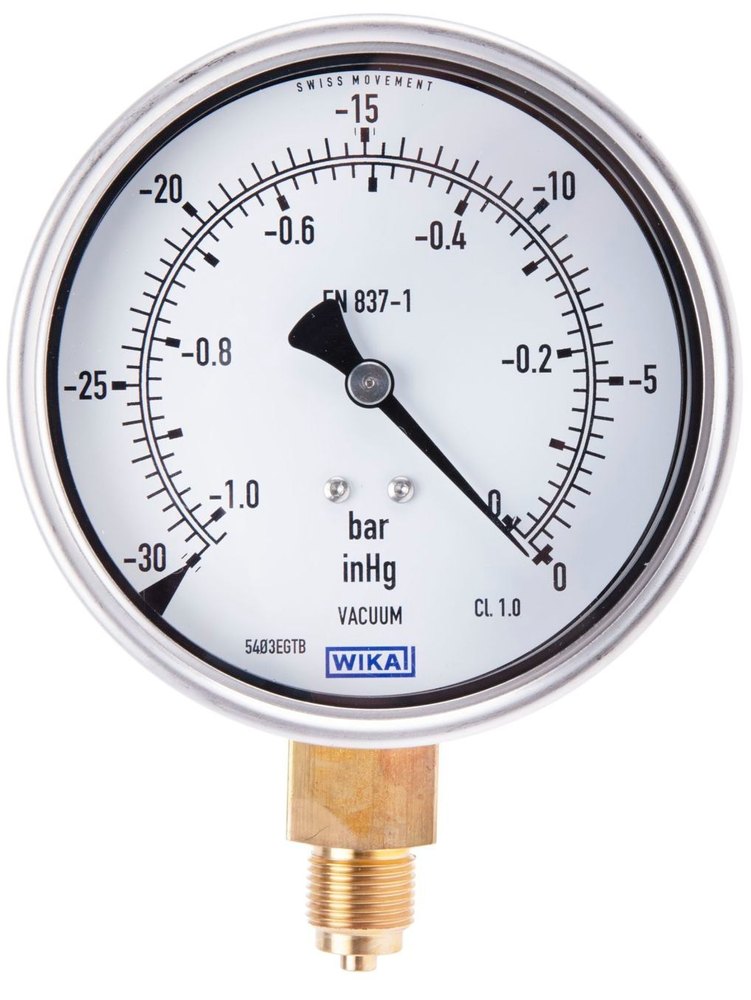 2 inch / 50 mm Vacuum Gauges, -1 to 0 bar(-15 to 0 psi)