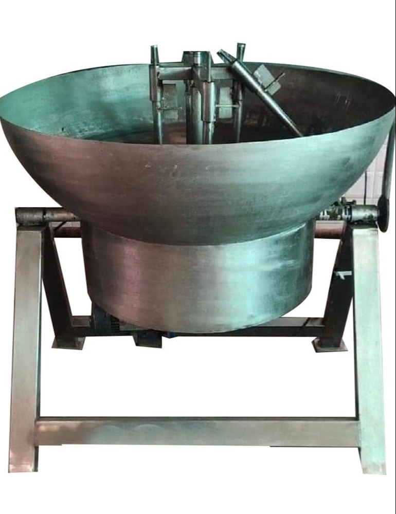 Stainless Steel Milk Pasteurizer 70L Steam Operated Khoya Making Machine, Soan Papdi, 220 V