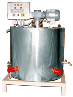 Stainless Steel Milk Emulsion Preparation Tank, Capacity: 150 Liters