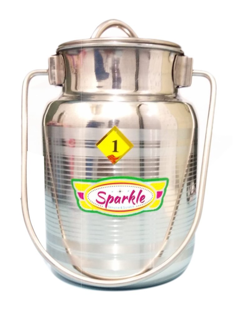 1 Litre Stainless Steel Milk Can