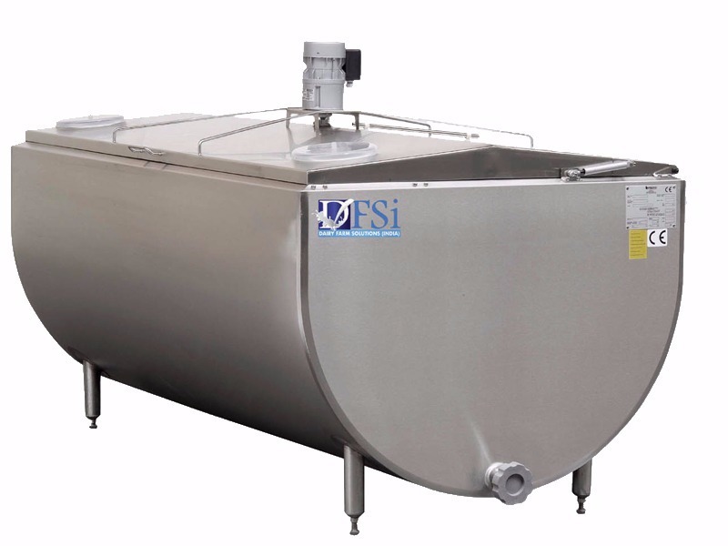 Ss 304 1000 Liter Bulk Milk Cooler