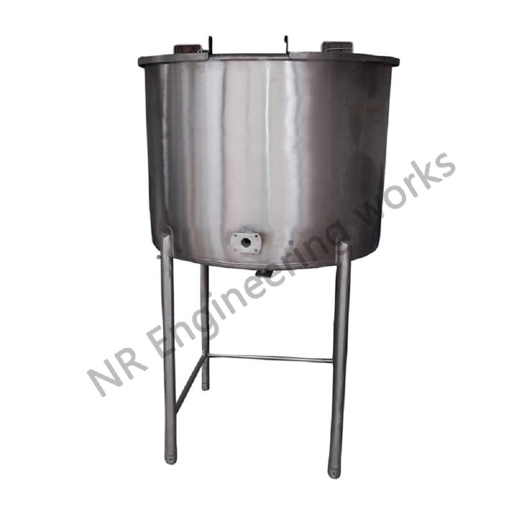 Ghee Settling Tank, Capacity: 1000L