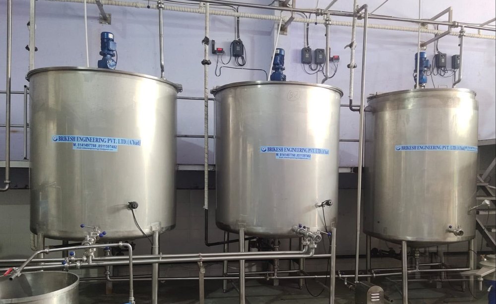 500 L Stainless Steel Ghee Storage Settling Tank