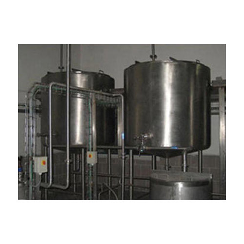 Milk Storage Tanks Stainless Steel Ghee Setteling Tank, Capacity: 50 L-20 Kl