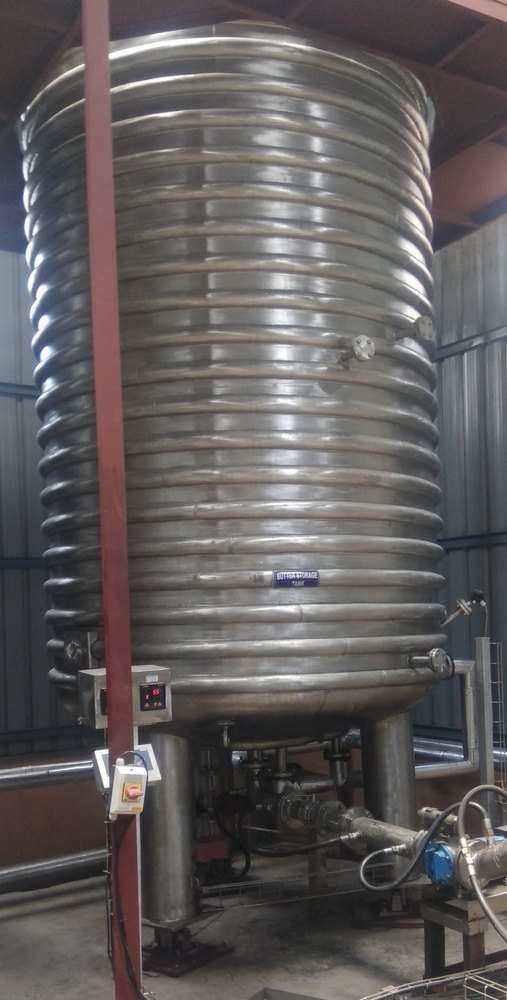 Mild Steel Butter Melting Tank, 1000 Litres, Industrial