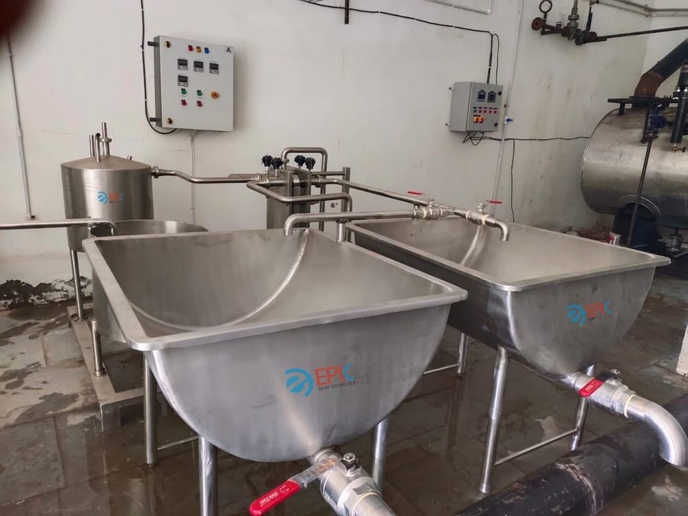 Fully Automatic Paneer Making Plant, Tank Capacity (Litre per hour): 500 - 1000 LPH