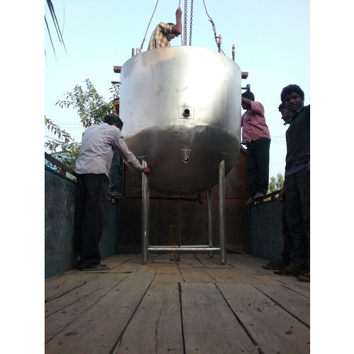 Stainless Steel Ghee Boiler, Capacity: 500-700 Liters