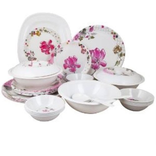 Ceramic Round Melamine Dinner Set, Microwave Safe: Yes, Packaging Type: Box img