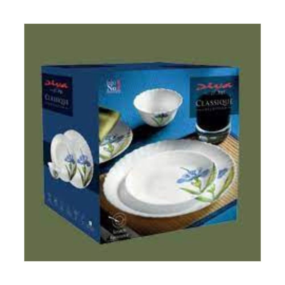 Ceramic La Opala Dinner Set, For Home, Restaurant, Size: 8-10 Inch
