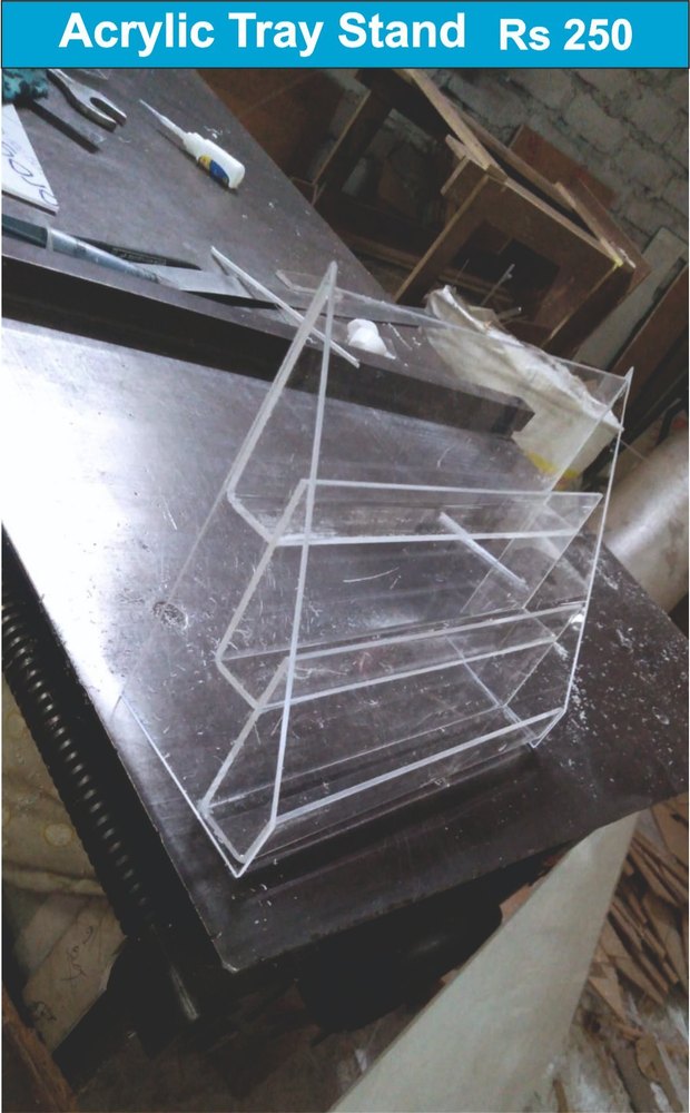 Acrylic Tray Stand, For Promotional