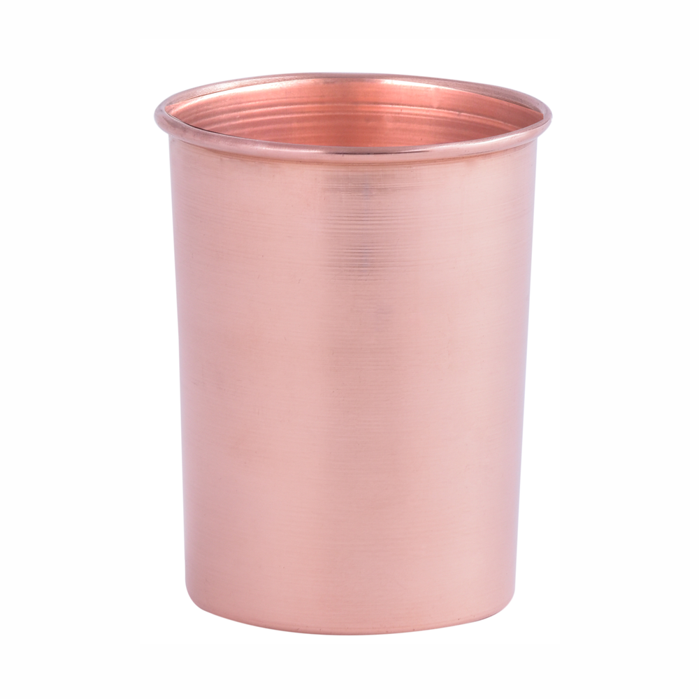 Cylindrical PLAIN COPPER GLASS, Size: 300 ML, Capacity (Millilitre): 300ml