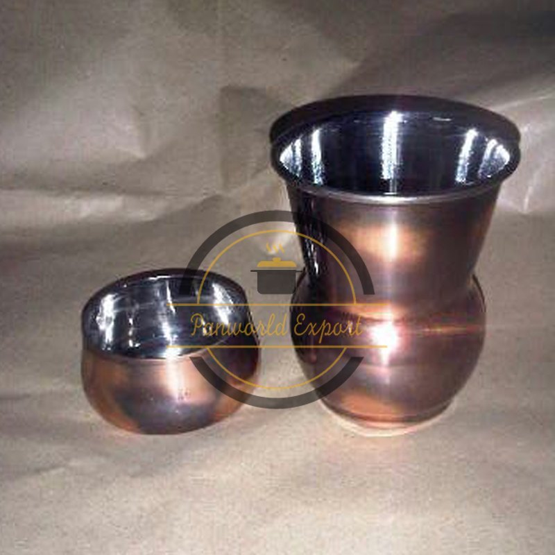 Round Antique Copper Glass, For Restaurant, Capacity: 200 ml