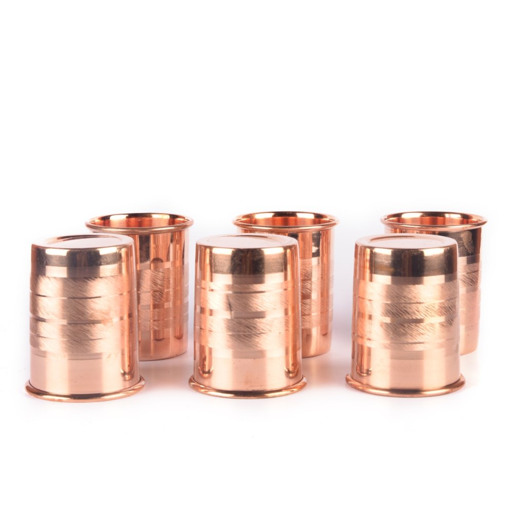 Copper Glass, Capacity: 350ML, Size: Standard img