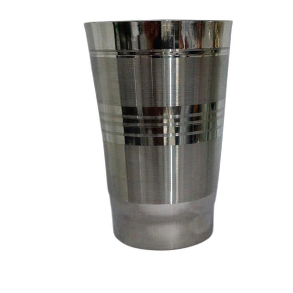 Silver 300ml Stainless Steel Lassi Glass