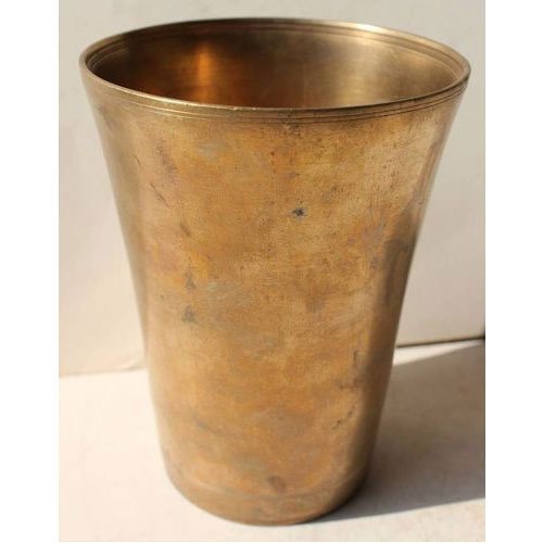 700 Ml Bronze Brass Glass, For Home, Size: 6\'\' img