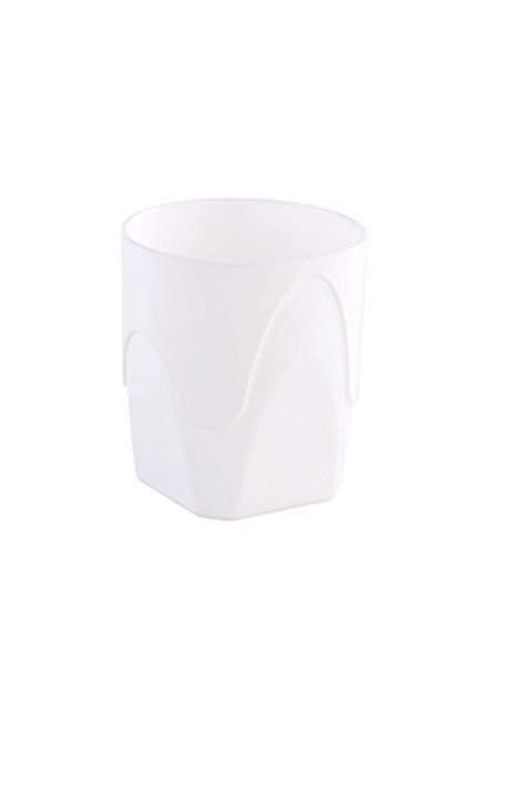 Dynasty White, Water Colour Plastic Bon Bon Tumbler, Capacity: 300 Ml, Size: 75 X 85 X 55