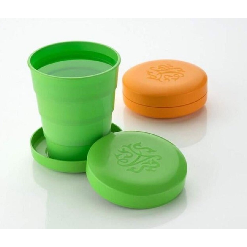 Pocket Type Glass Portable Travelling Plastic Tumbler, Packaging Type: Packet, Capacity: 20ml img