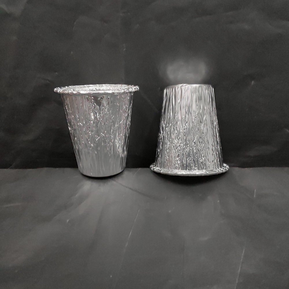 Aluminum Round 250 Ml Aluminium Glass, For Hotels & Catering