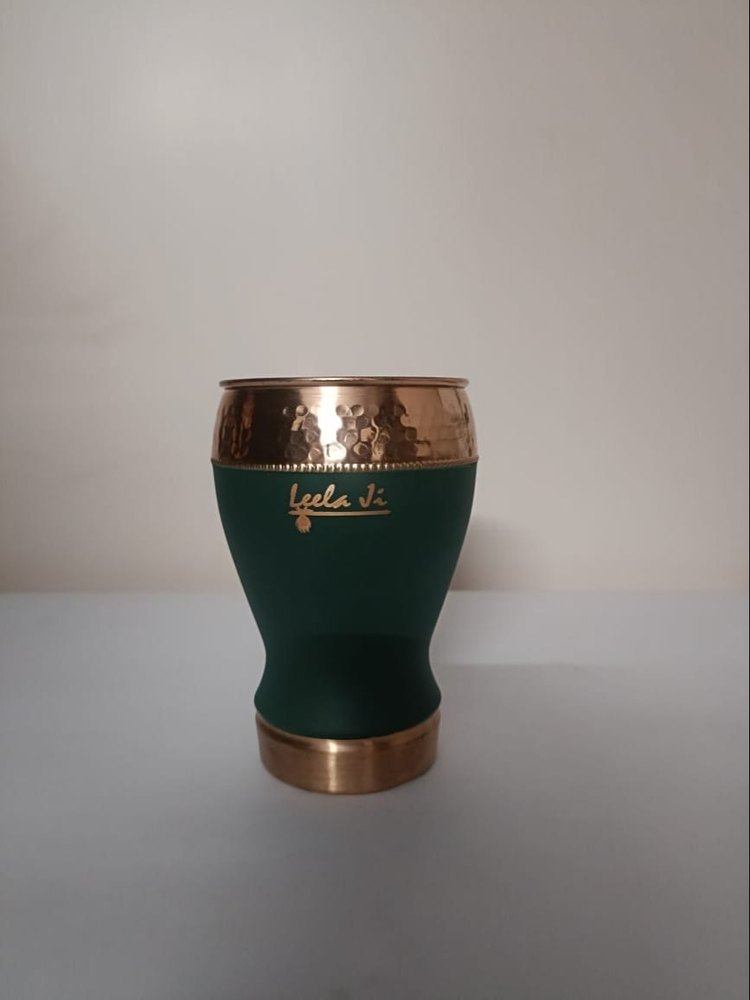 Copper Copper/green Milk Glass, For Water, Capacity: 100ml img