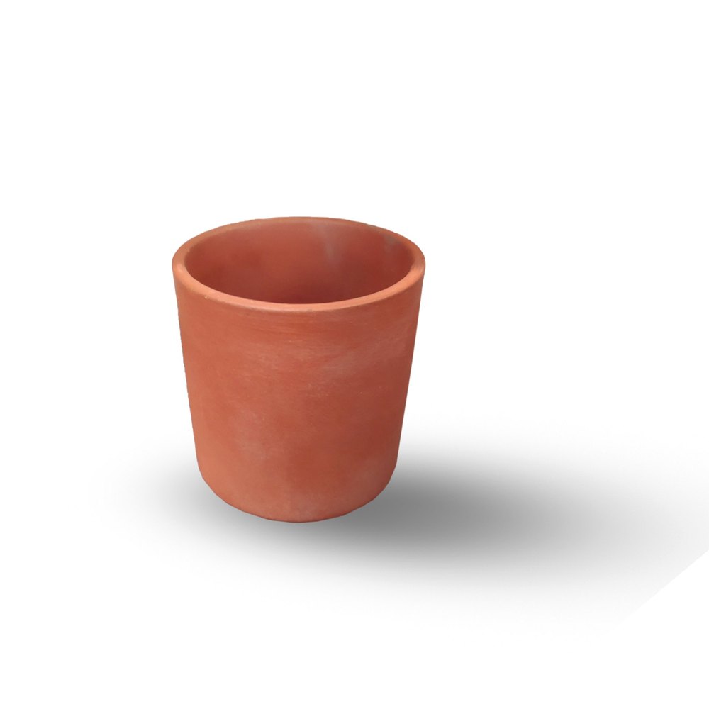 400ml Terracotta Milk Glass