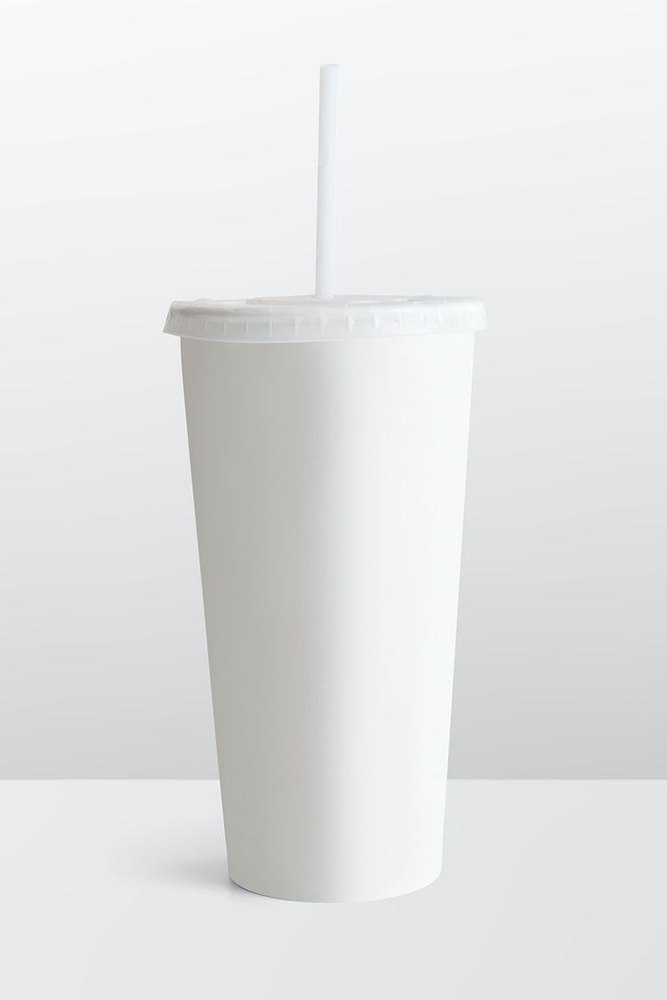 White Paper Milkshake Glass, Capacity: 360 ml img