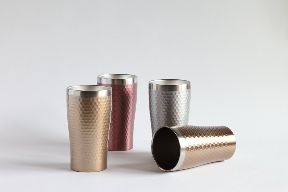 Colorful Vacuum Insulated Stainless Steel Tumbler (Gold, Silver, Bronze, Pink) img