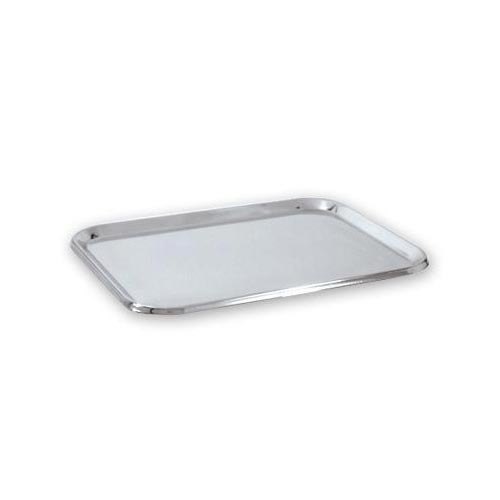 Ankur Silver Stainless Steel Rectangular Tray, For Restaurant, Shape: Rectangle