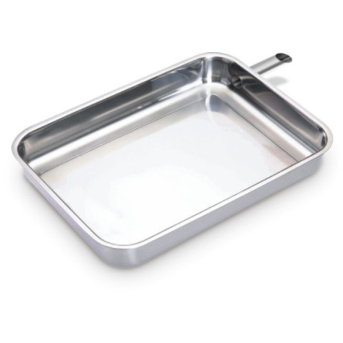 Cowbell Metal Milk Collection Tray, Mirror Finish