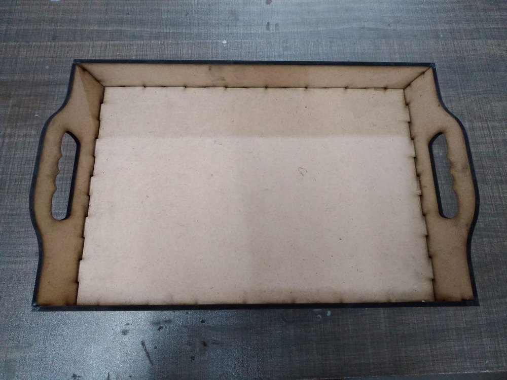 Laser Cutting Wooden Mdf Trays, For Home img