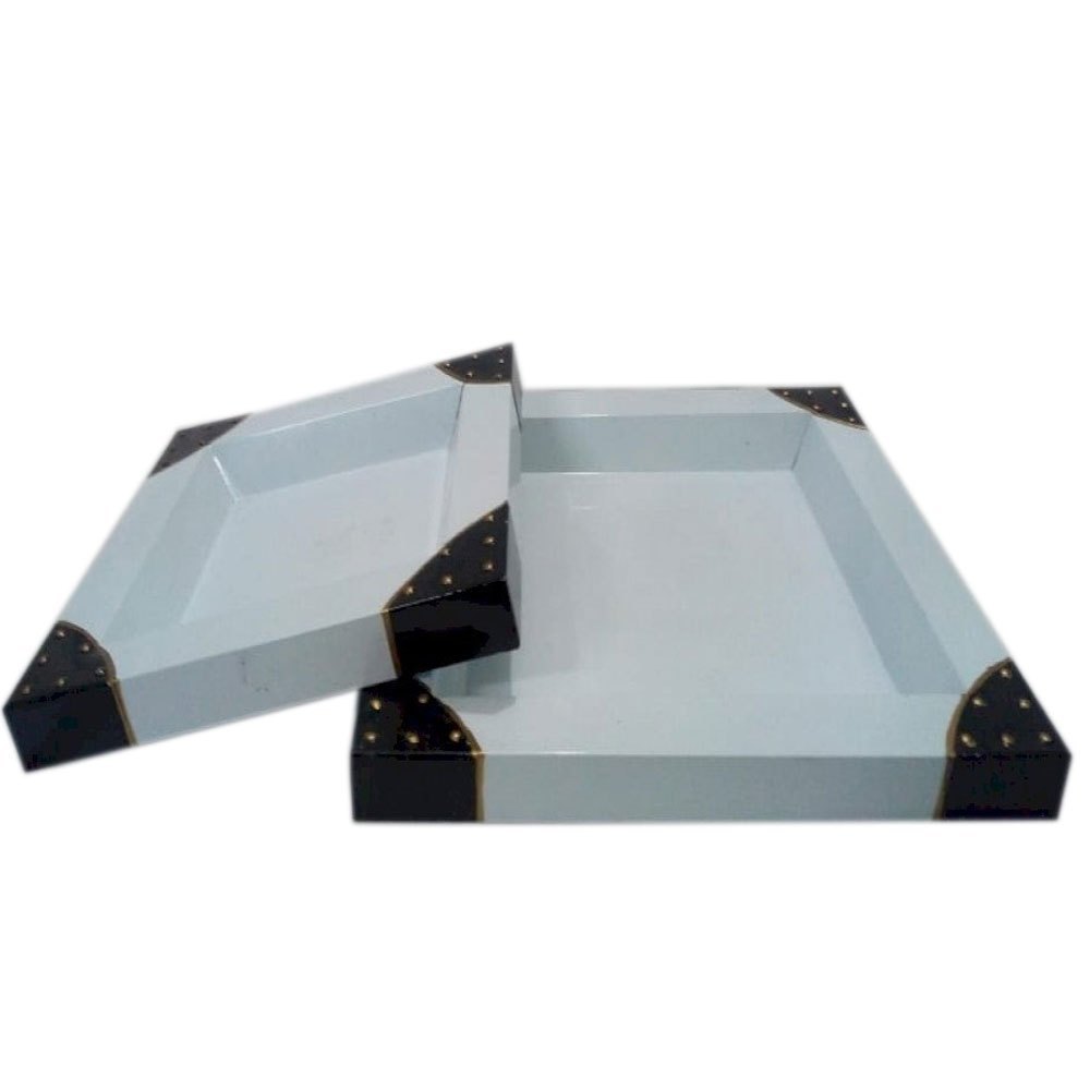 Rectangular Iron Tray, Shape: Rectangle, Size: 10x4inch