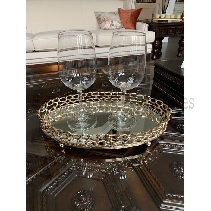 Nova Handicraft Metal Vanity Tray img