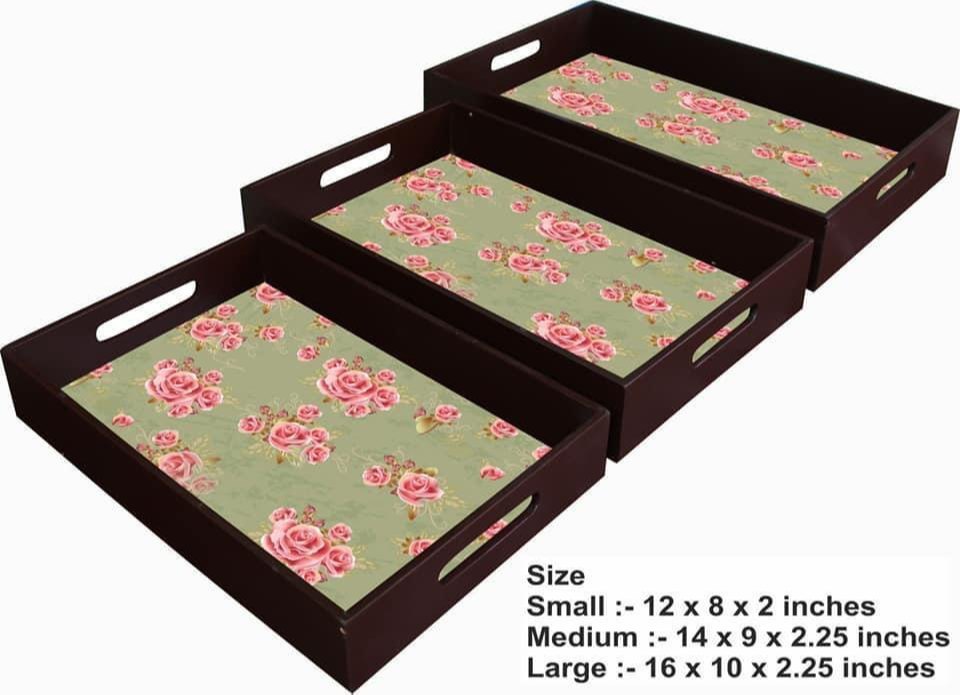 Floral tray (set of 3)