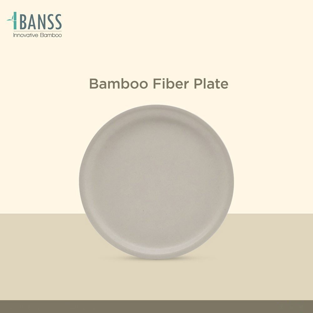 Bamboo Fiber Round Plate