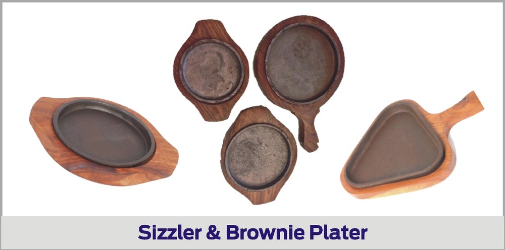 The One Brown Sizzler Brownie Platter, Size: 6 inch