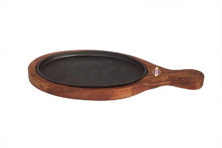 Wooden Brown Sizzler Plate, For Restaurant, Size: 11x7 Inch