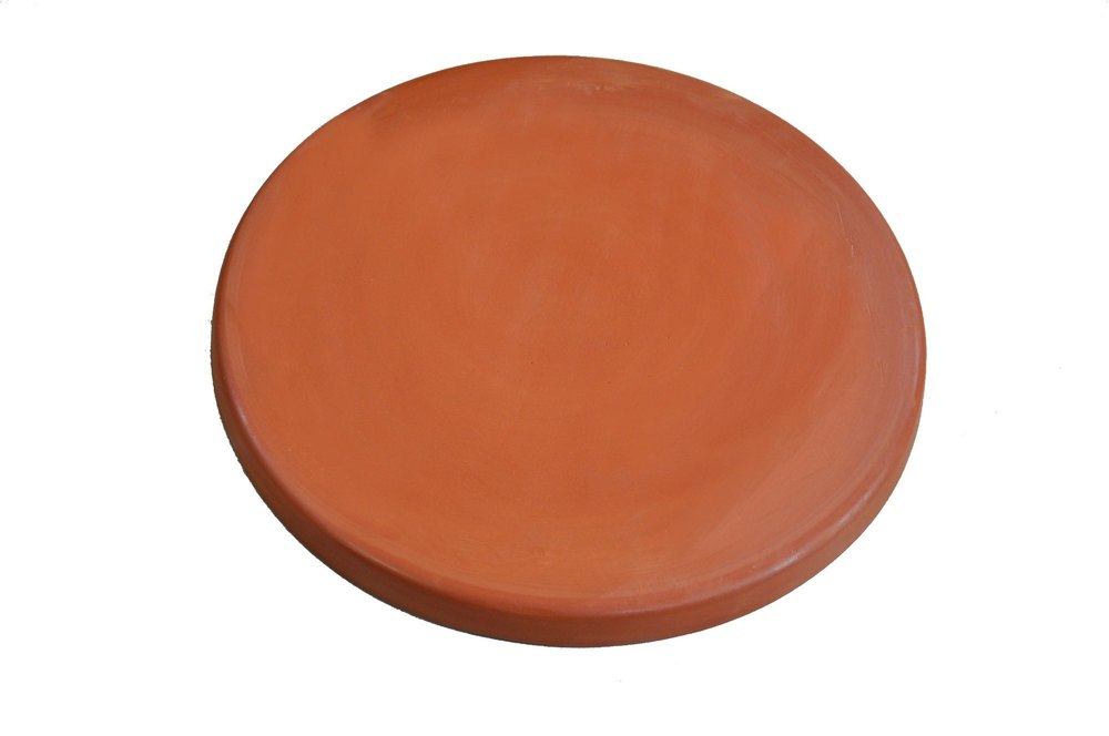 Mitticool Reddish Brown Clay Plat 10 Inch, For Hotel, Shape: Round