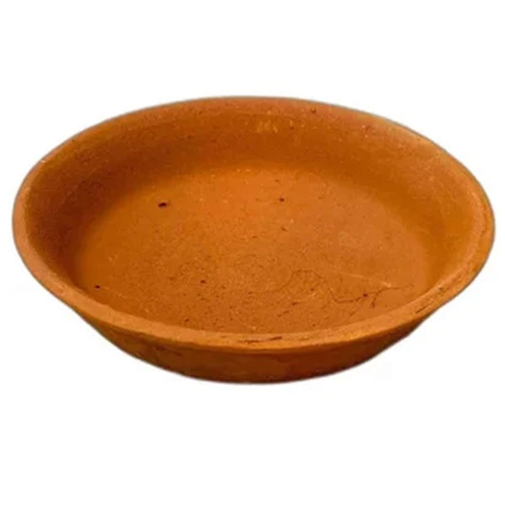 Brown Plain 5 Inch Terracotta Plate, For Restaurant