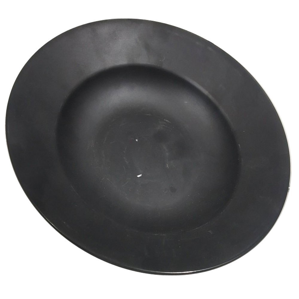 Plain 9inch (diameter) Melamine Black Pasta Serving Plate
