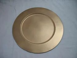 CLT Metal Charger Plate, For Home, Size: 30 Cms
